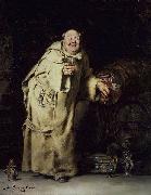 unknow artist, Monk Testing Wine